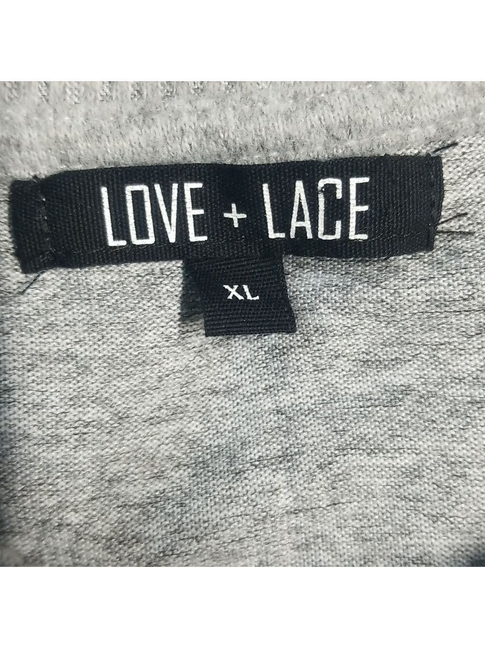 Love + Lace Gray Sweater XL - Picture 2 of 8
